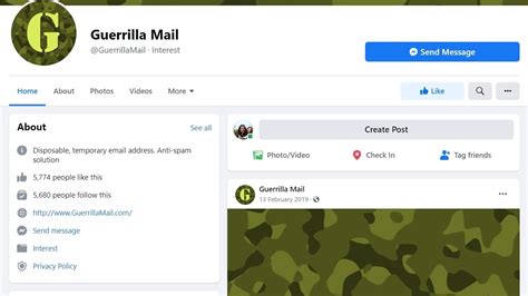 Guerila mail. Guerrilla Mail. You may pick your username and utilize one of 11 domains with Guerrilla Mail, a popular temporary email service. Use this service witho ut registering or providing personal info rmation. One benefit of utilizing Guerrilla Mail for sending and receiving mail is free and permanent email accounts. 