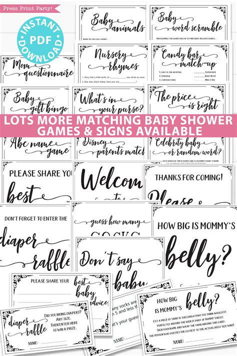 Guess How Many Game Sign Printable w Editable Text for Items Etsy