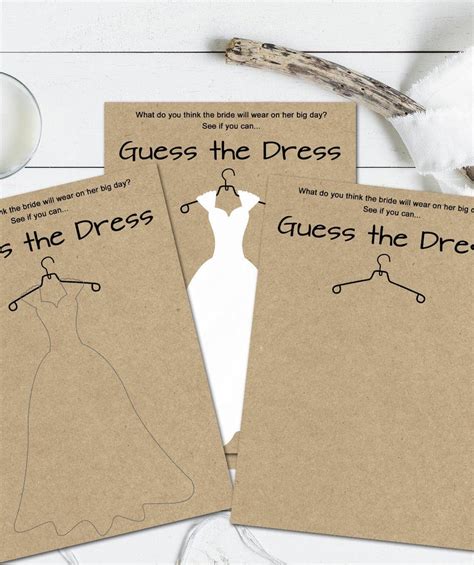 Guess The Dress Bridal Shower Game Free Printable Printable Word Searches
