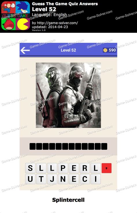 Guess The Game Quiz Answers Game Solver