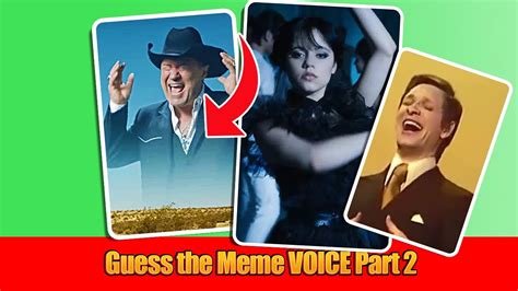 Guess the Meme VOICE Part 2 Wednesday, Harlem Shake, Shrek ... - YouTube