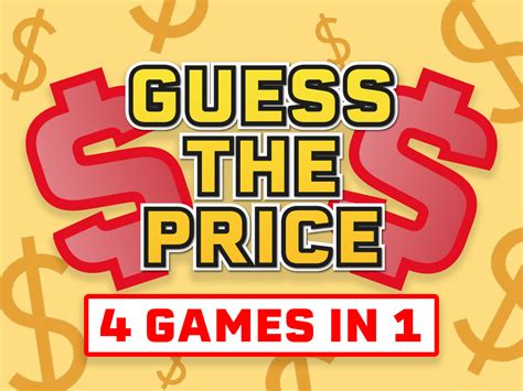 Guess the price game. Have all the teams write their answers on the paper provided. When all the teams are ready, have them reveal their answers at the same time. Disclose the actual price of the item. The team with the closest answer wins that round and is awarded 100 points. In the event of a tie, award 100 points to each winning team. 