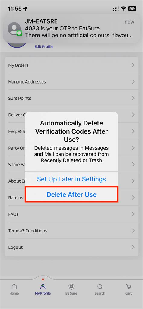 Guest - SMS and email auto-send after device registration Security