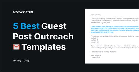Guest Post Outreach Email Template