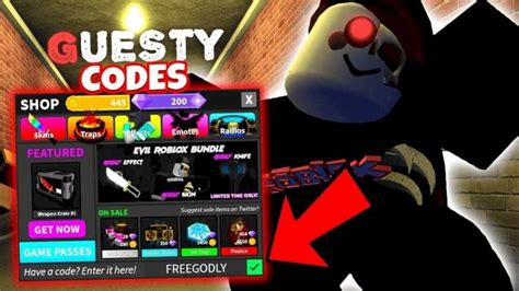 Guesty codes in Roblox Free Coins September 2022 