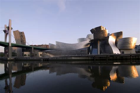 The Guggenheim Museum Bilbao is one of the larg