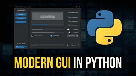Gui in python. ...more. In this video, we learn how to build modern-looking graphical user interfaces (GUIs) in Python. 📚 Programming Books & Merch 📚🐍 The Python ... 
