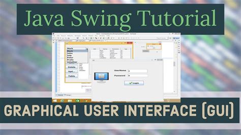 Gui programming in java.  Swing has about Java Mit dem Swing-Paket können Sie G...