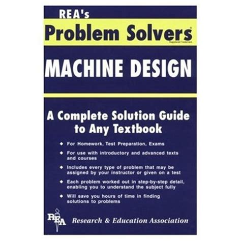 Guida alla soluzione di problemi di progettazione di macchine machine design problem solver problem solvers solution guides. - Cuba a la hora de américa..
