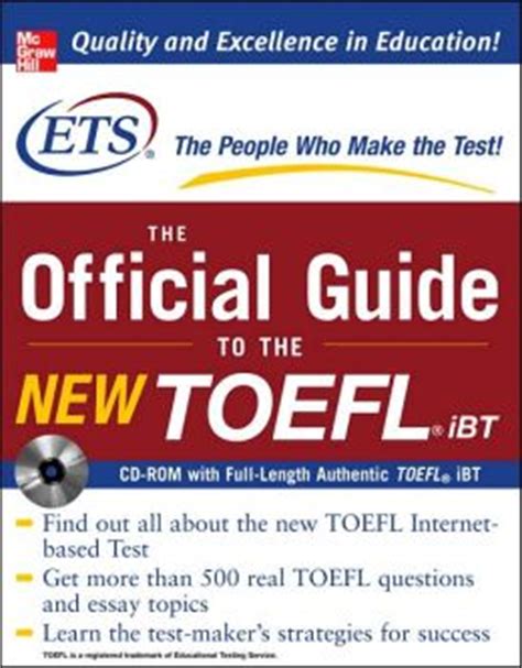 Guida ufficiale new toefl ibt 4a edizione. - Fratello mfc 8660dn manuale di servizio.