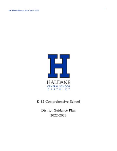 Guidance Plan K-122024-2024 - HCSD Guidance Plan 2024- 1 K …