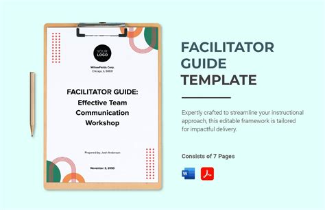 Guide Facilitator For Template
