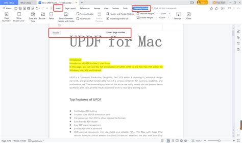 Guide How to Remove Page Numbers in Word (MS & WPS)UPDF