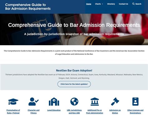 Guide To Bar Admissions