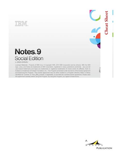 Guide Utilisateur Ibm Notes 9