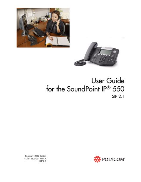 Guide de l'utilisateur polycom soundpoint ip 450. - Manuale di servizio chrysler grand voyager 2001.