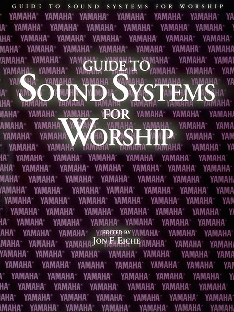 Guide for sound systems for worship. - Journal of consumer research submission guidelines.