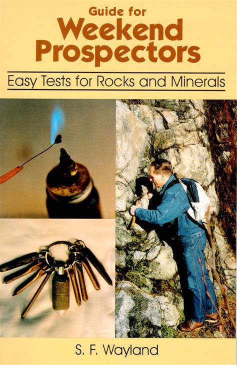 Guide for weekend prospectors easy tests for rocks minerals. - Das schwarze auge 48. geteiltes herz..