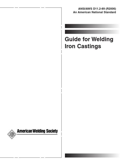 Guide for welding iron castings dii 2 89. - Málaga en el romance y los cantares.