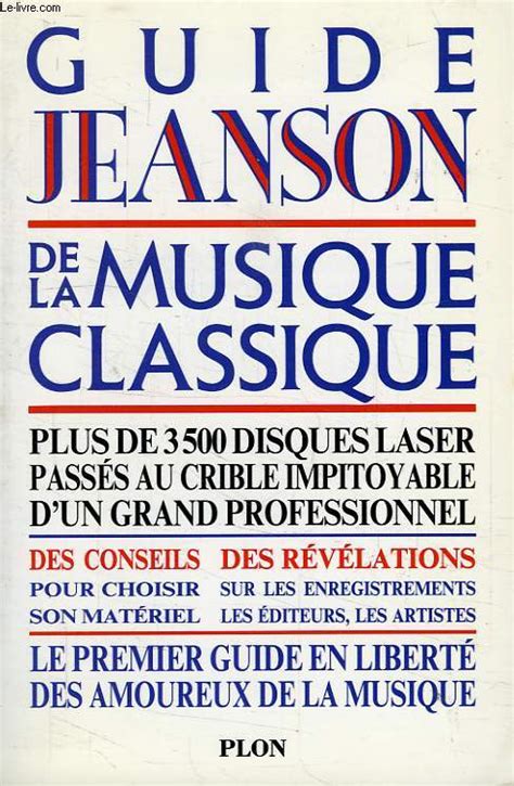 Guide jeanson de la musique classique. - Prentice hall physical science textbook free.