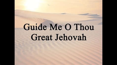 Guide me oh thou great jehovah lyrics. - Grein av losna-ætta gjennom 700 år.