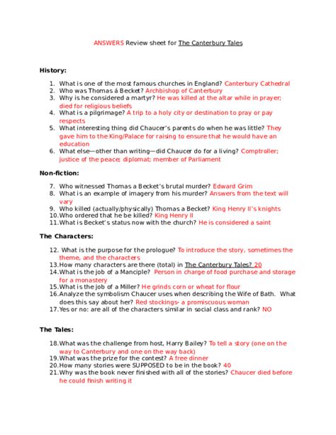 Guide questions the canterbury tale answers. - 2009 toyota rav 4 manuale del proprietario.