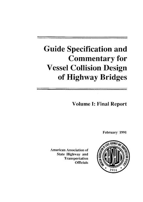 Guide specifications and commentary for vessel collision design of highway. - Mudanças climáticas globais e os ecossistemas brasileiros.