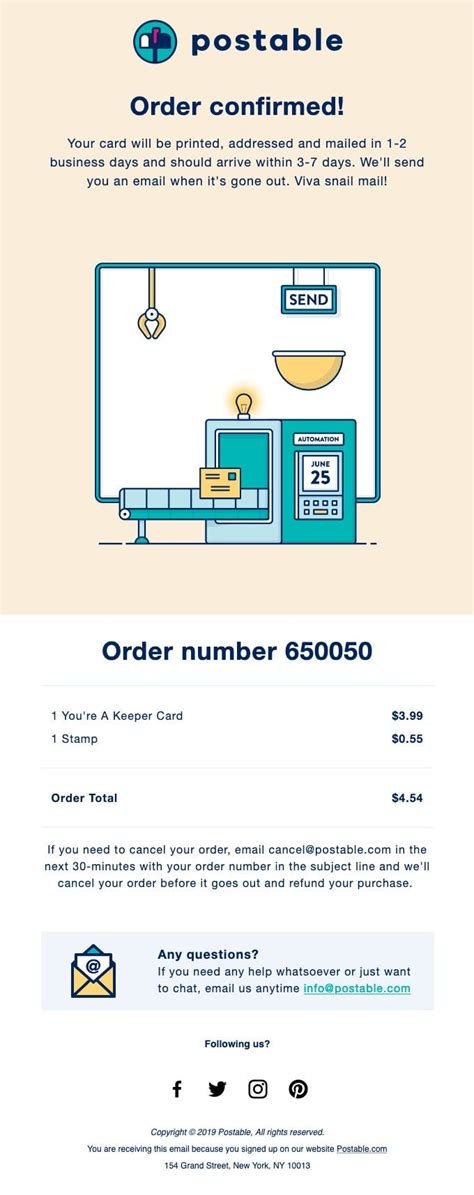 Guide to Confirmation Emails Examples and Best Practices Designmodo