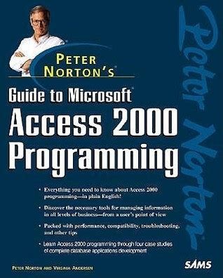 Guide to access 2000 programming with cdrom peter norton sams. - Cfa level 1 study guide 2013 2.