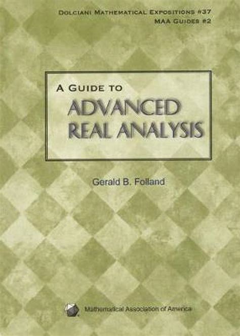 Guide to advanced real analysis folland. - Epson r2000 r1900 r2880 printers service manual.