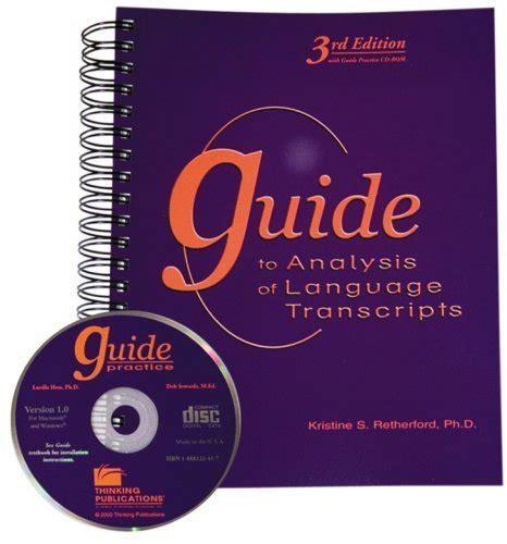 Guide to analysis of language transcripts 3rd edition. - Manuale di manutenzione gratuito per passat 2001 19 tdi.