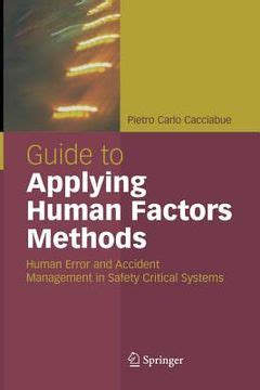 Guide to applying human factors methods human error and accident management in safety critical systems. - Dukes handbook of medicinal plants of the bible.