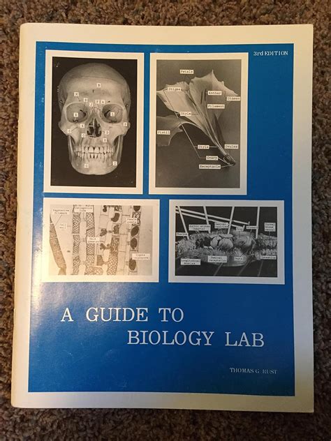 Guide to biology lab rust 3rd edition. - Introductory statistics student solutions manual book.