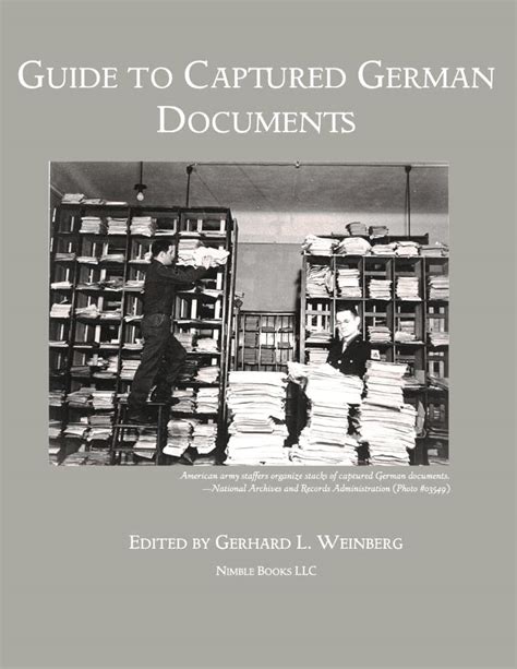 Guide to captured german documents world war ii bibliography. - Gehl 1865 variabelkammer rundballenpresse teile handbuch.