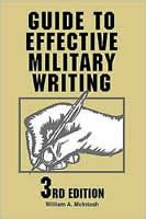 Guide to effective military writing 3rd edition. - Vida corporativa de los estudiantes españoles, en sus relaciones con la historia de las universidades].