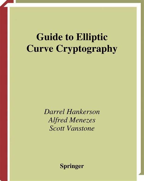 Guide to elliptic curve cryptography springer professional computing. - Autoit v3 your quick guide andy flesner.
