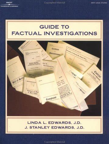 Guide to factual investigations by linda l edwards. - Lg led lcd tv owner manual.