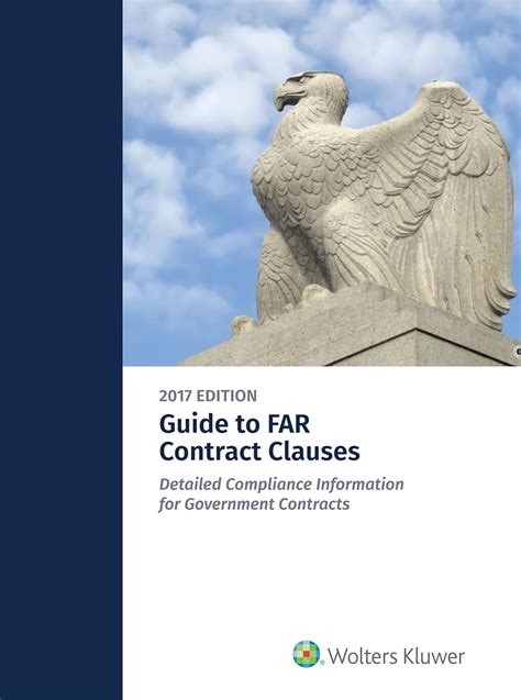 Guide to far contract clauses detailed compliance information for government. - La pared vacia/ the empty wall.