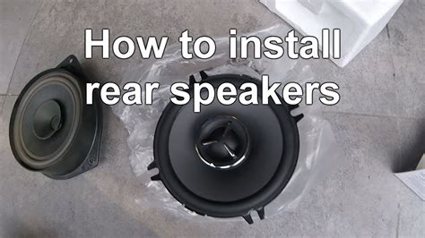 Guide to installing rear speakers in a 99 regal. - Untersuchungen über die extraktion durch perkolation.