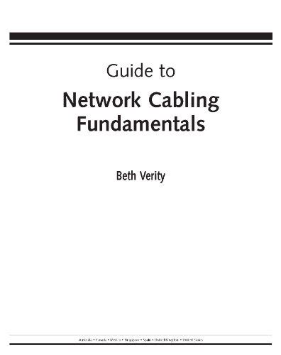 Guide to network cabling fundamentals author beth verity may 2003. - Interpreting the pauline letters an exegetical handbook handbooks for new testament exegesis.