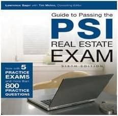 Guide to passing the psi real estate exam cd. - Cowrie of hope study guide freedownload.