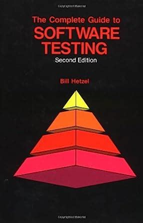 Guide to software testing by bill hetzel. - Manual de torno de maquinaria central.