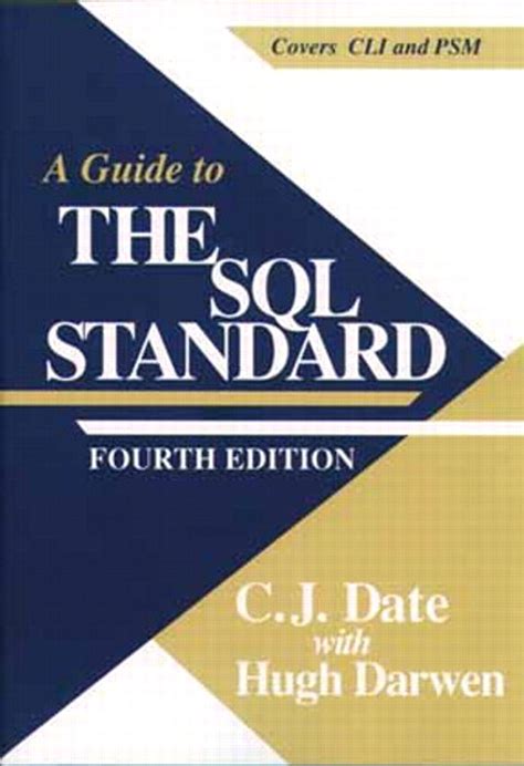 Guide to sql standard a 4th edition. - Guía de reparación y protección de hormigón.