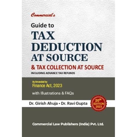 Guide to tax deduction at source t c s and advance tax. - Operating manual for hi scan 5030si.