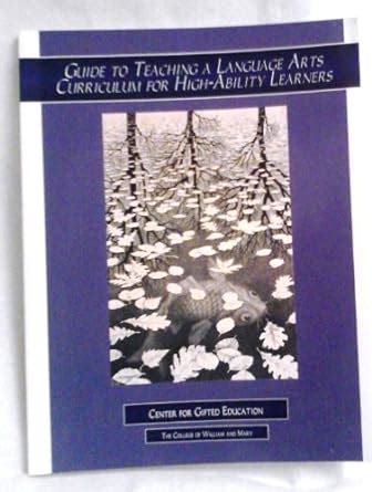 Guide to teaching a language arts curriculum for high ability learners. - The business travel handbook by bill butler.