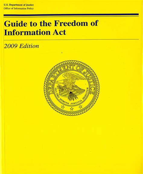 Guide to the freedom of information act 2009 by justice dept office of information and privacy. - Na klar! 1 ict resource (na klar!).