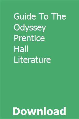 Guide to the odyssey prentice hall literature. - Solutions manual for linear algebra fraleigh.