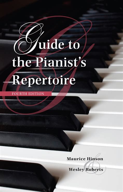 Guide to the pianist s repertoire fourth edition indiana repertoire. - Indici e repertori dei volumi 6-7-8-9..