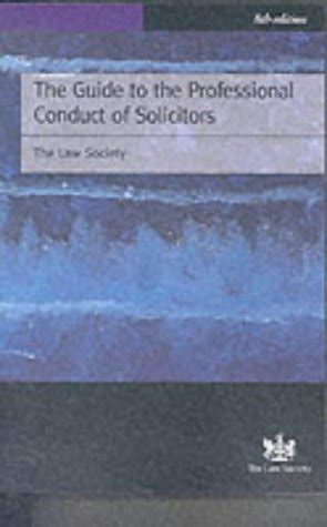 Guide to the professional conduct of solicitors. - Maryland state inspection test study guide.