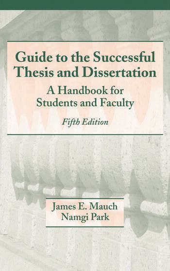 Guide to the successful thesis and dissertation a handbook for students and faculty fifth edition books in. - Zydowska spółdzielczość pracy w polsce w latach 1945-1949.